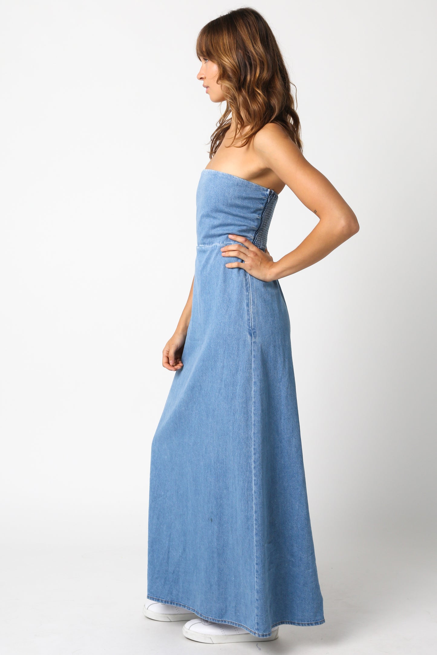 Denim Maxi Dress
