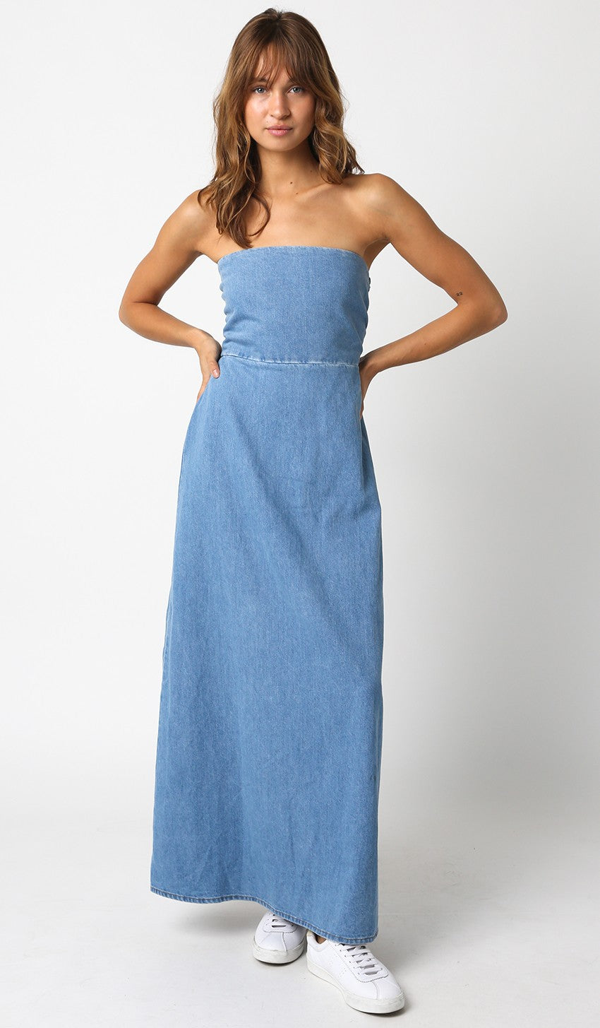 Denim Maxi Dress