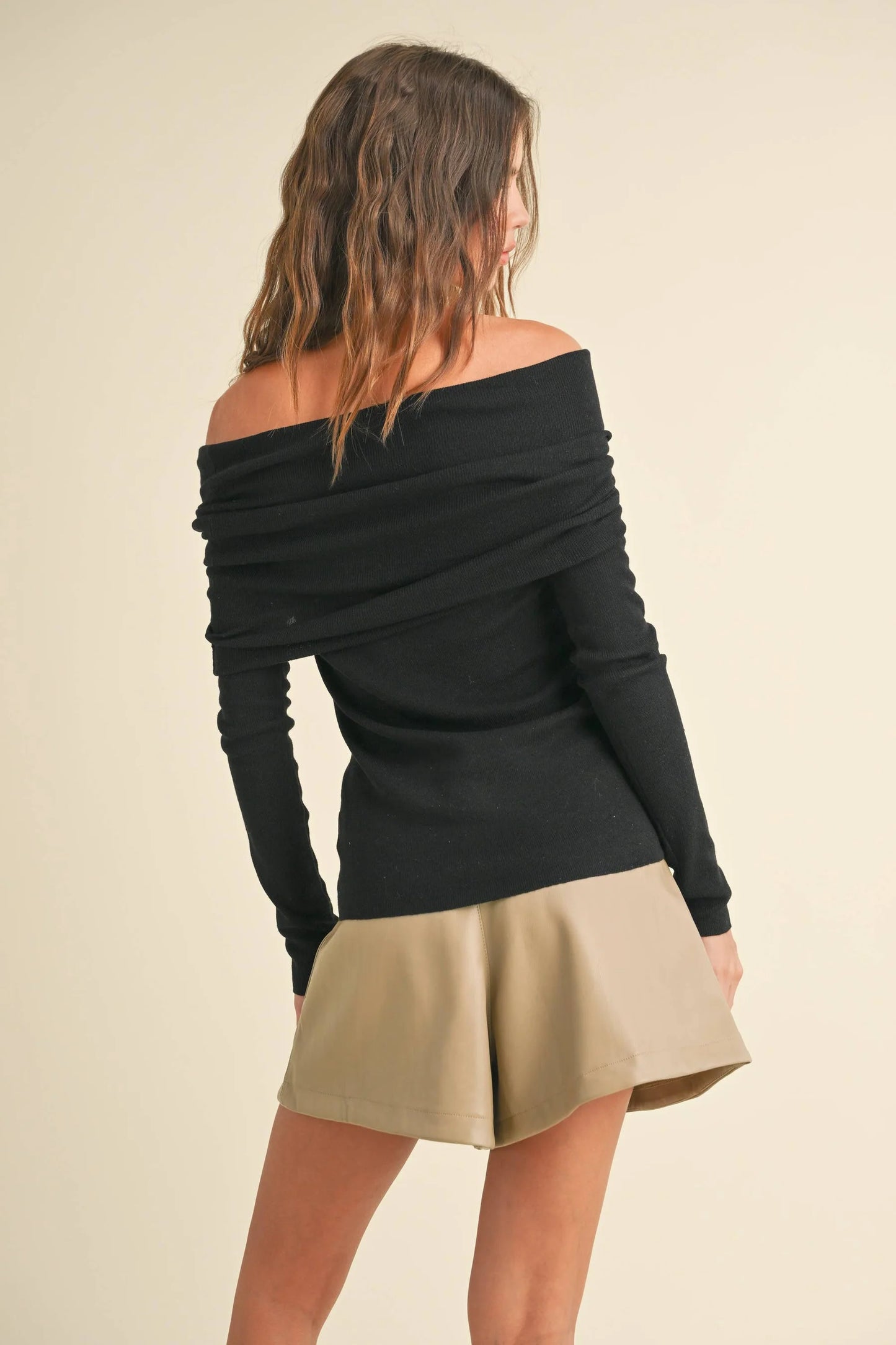 Off the shoulder sweater