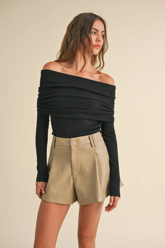 Off the shoulder sweater